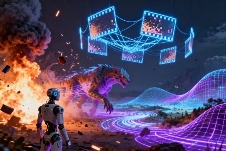 An AI-generated cinematic frame